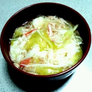 【簡単】ツナとキャベツのあんかけにゅう麺